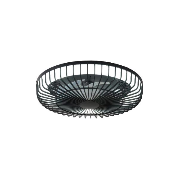 Waterton 72W 3CCT LED Fan Light in Black Color