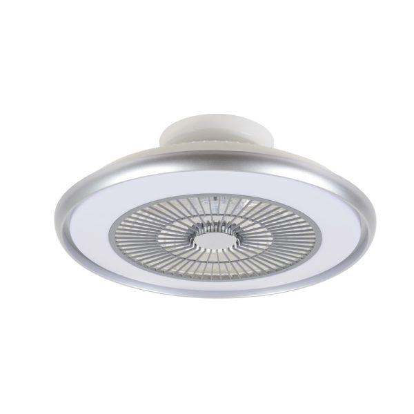 Donner 36W 3CCT LED Fan Light in Silver Color
