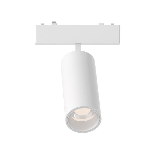 Φωτιστικό LED 9W 3CCT για Ultra-Thin μαγνητική ράγα σε λευκή απόχρωση (by tuya and zigbee) D:16cmX4,5cm